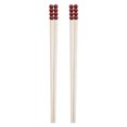 thumbnail image 2 of Ludlz 2 Pairs Chinese Chopsticks Smooth Surface Food Grade Reused Comfortable Grip Sturdy Tableware Alloy Sugar-coated Haws Diner Chopsticks Dining Room Supply, 2 of 8