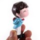 thumbnail image 5 of Phenofice 1Par Topper Pastel Pareja Besando Elegante Para Bodas Material Premium, 5 of 6