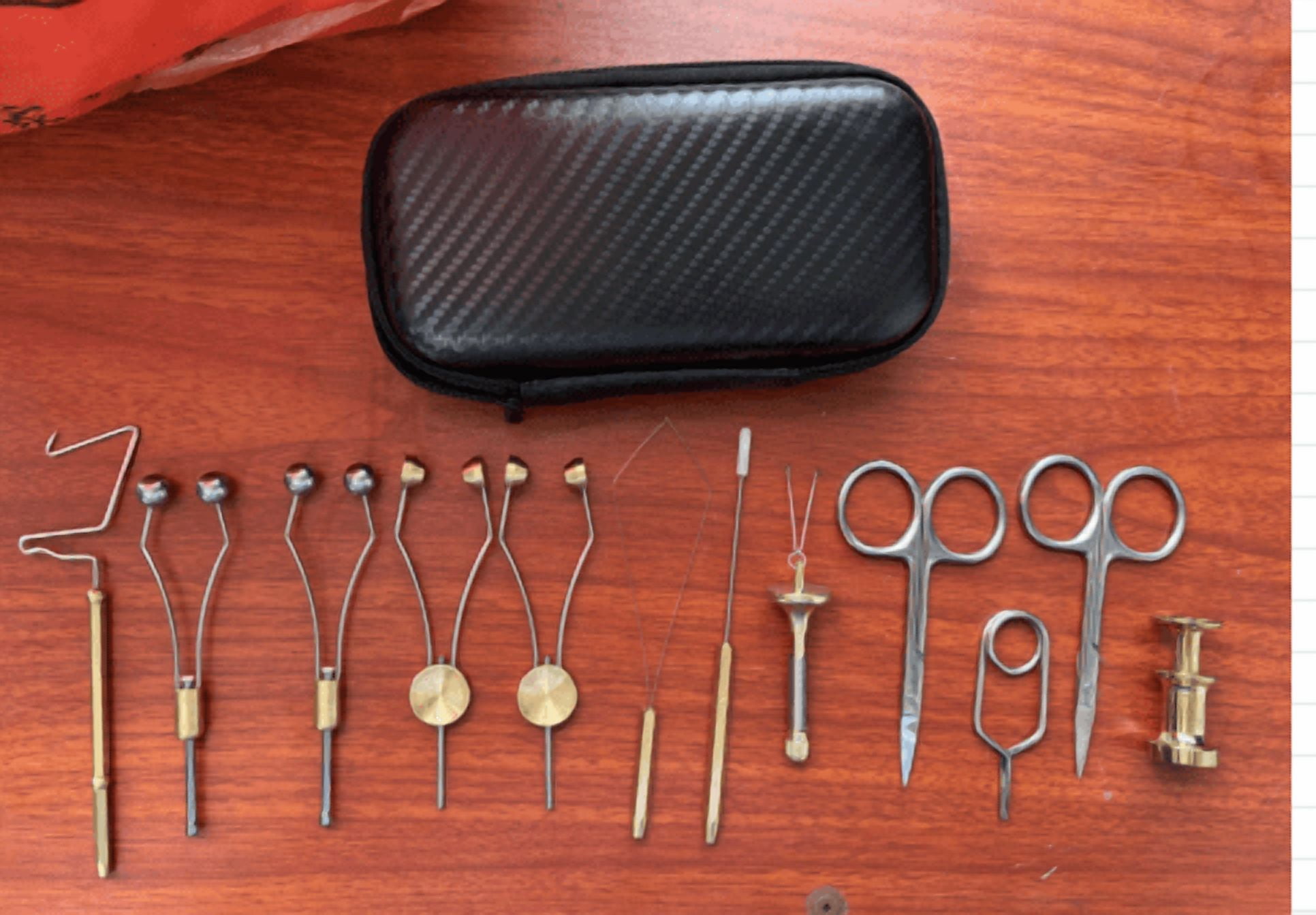 YAHHU 12pcs Premium Fishing Fly Tying Tool Kit Complete Assortment for Freshwater Saltwater Lure Making (6.69 inches / 17 cm)