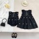 thumbnail image 3 of Vestidos bordados con lazo para niña, bonito Body para bebé, trajes para hermana, ropa para bebé, vestido con mangas con volantes para niño, 3 of 6