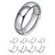 thumbnail image 1 of 8 Sizes Silicone Invisible Ring Size Adjusters for Loose Rings, Jewelry Tools, 1 of 5