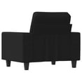 thumbnail image 3 of vidaXL Sofa Chair Black 60 cm Fabric, 3 of 5