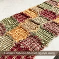 thumbnail image 6 of JCS Vintage Christmas 6 Plaid Homespun Cotton Fabric Sold by the Yard, 6 of 6