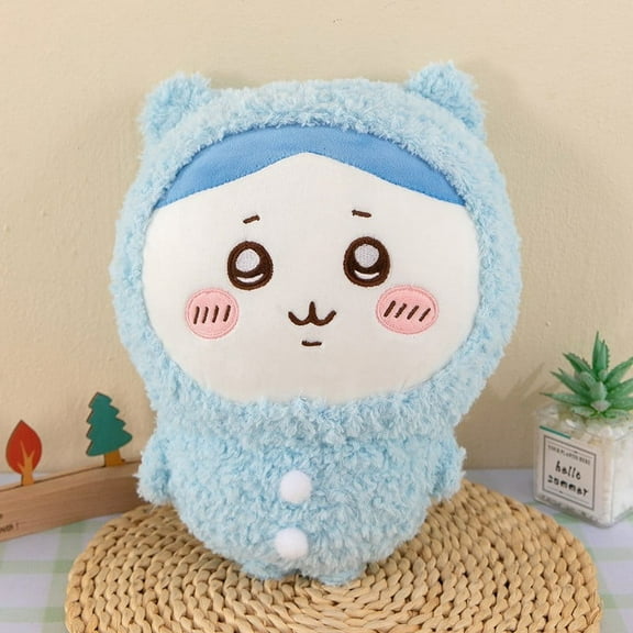 New Cute Doll Chiikawa Pajamas Series Hachiware Usagi Plush Toy Oversized Doll Room Decoration Holiday Gift Girl