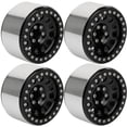 thumbnail image 2 of 4Pcs 2.2in Metal Lock tire Wheel Hub Heavier Accessory for Rock Crawler 1/10 black, 2 of 8