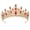 Gold + Crimson Diamonds, variant on Birthday Crowns for Women Elegant Queen Crystal Crowns Wedding Tiaras for Prom Birthday Cosplay Costumes (Gold)