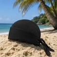 thumbnail image 4 of BELTNOV Men's Outdoor Sun Protection Bandana Hat with Breathable Mesh Sweat-Wicking, 100% Polyester, Full Head Coverage Black, 4 of 5