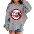 thumbnail image 4 of Sweat à Capuche Rétro pour Enfants, Fans de Football, Adolescents, Joueurs de Sport, Garçons Filles, Rugby, Zip, Tie, Zip, Faze, Veste à Capuche Doublée pour Garçons 12-14, 4 of 6