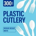 thumbnail image 4 of Staples Perk Plastic Assorted Cutlery Medium-Weight White PK56406, 4 of 8