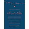 Script Love Standard Wedding Invitation