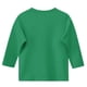 thumbnail image 4 of Blusas y camisas de cuello redondo y manga larga para niños, blusas/camisas de poliéster con estampado de corazones, mangas 3/4 y cuello redondo, elegantes e informales., 4 of 4