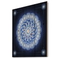 thumbnail image 1 of Design Art - Abstract fractal flower in Blue Background, 1 of 5