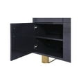 thumbnail image 5 of Meridian Furniture Excel Grey Oak Veneer Lacquer Sideboard/Buffet, 5 of 8
