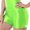 Fluorescent Green, variant on CHICTRY Womens Shiny Yoga Shorts Glossy Swimming Bottoms Rave Dance Booty Shorts