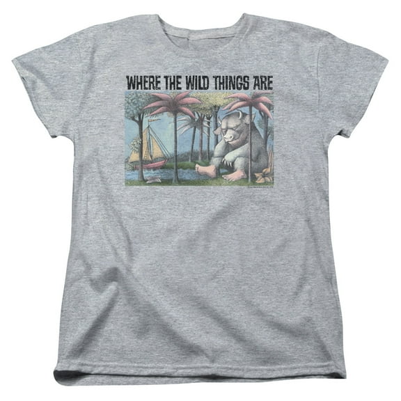 Where The Wild Things Are - Cover Art - Women's Short Sleeve Shirt - Medium