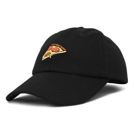 DALIX Pizza Slice Hat Baseball Cap in Black