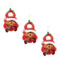 thumbnail image 1 of Vaidha Christmas Decorations Christmas Deer Snowman Christmas Tree Decorations Pendant, 1 of 1