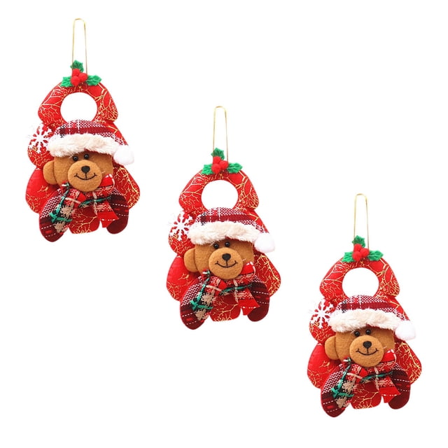 Vaidha Christmas Decorations Christmas Deer Snowman Christmas Tree Decorations Pendant