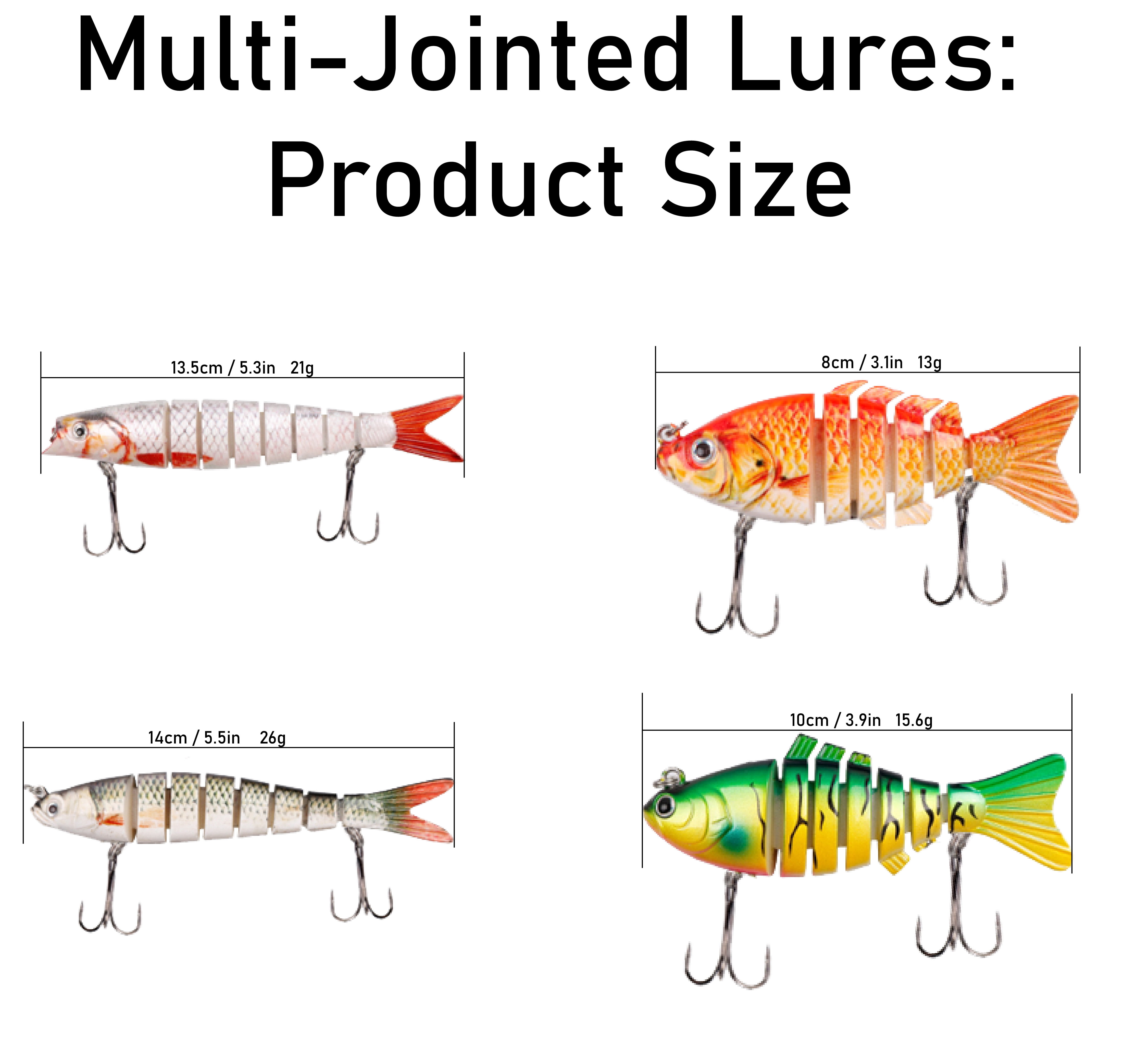 Ascent's Fisherman's Gift Lures Fishing Kit Gift Boxed - 74 pcs Combo Set Including Segmented Lures, Crankbaits, Plastic Worms, Topwater Lures, Tackle Box, Gift Idea for Father, Men, Women, Kids