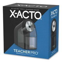 X-ACTO Electric Pencil Sharpener | Teacher Pro Pencil Sharpener for Classrooms, Quiet Electric Motor, Adjustable to 6 Pencil Sizes