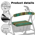 thumbnail image 5 of HELLHERO Geometric Patterns Seat and Backrest Covers & Back Cover for Travel and Outdoor Park Machine Washable Easy Fit Gift Option Waterproof, 5 of 7