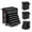 Black, variant on 24" Rolling Tool Chest with 4 Drawers,Heavy Duty Steel Mobile Tool Storage Cart with Central Locking System Side Pegboard Hooks Lockable Casters for Garage Workshop