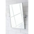 thumbnail image 3 of Water Creation Empire 60" Double Plastic Wash Stand - Chrome & Clear, 3 of 7