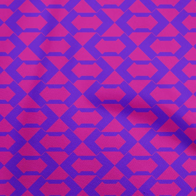 oneOone Silk Tabby Purple Fabric Geometric Craft Projects Decor Fabric Printed By The Yard 42 Inch Wide