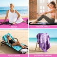 thumbnail image 3 of Jessy Home 4 Pack Oversized Beach Towels Set Sea Turtle 40x70 Inches Large Black Pink Towel Super Absorbent Quick Dry towels for Pool, 3 of 9