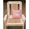 thumbnail image 2 of Carolines Treasures BB7476PW1818 Nursery Love Bunny Rabbit Fabric Decorative Pillow  18H x18W multicolor, 2 of 2