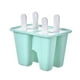 thumbnail image 1 of Moldes para paletas de helado Moldes para paletas de hielo de silicona DIY 4 celdas verde, 1 of 9