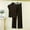 Brown, variant on Ladies Pajamas Sets Summer Pajamas Sleepwear Sets Modal Pajamas Women Pajama Bronze High Neck Short Sleeve Full Spring Pajamas for Women Set,M