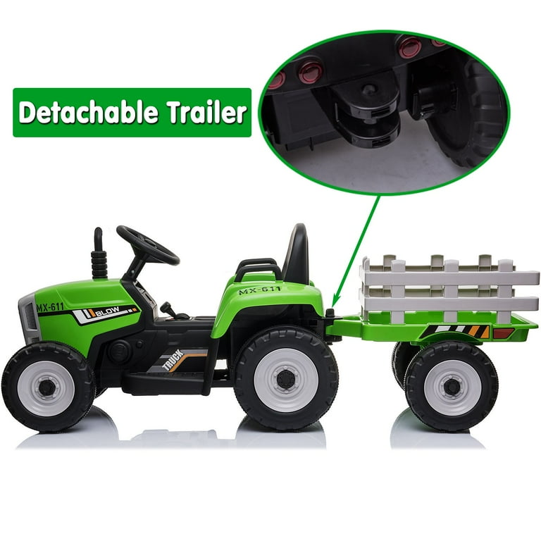 Children's tractors and best sale trailers ride on