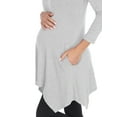 thumbnail image 4 of White Mark Women's Maternity Kayla Tunic Top, 4 of 4