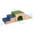 thumbnail image 2 of ECR4Kids SoftZone Single Tunnel 360 Degree Climber, Toddler Playset, Earthtone, 3-Piece, 2 of 9