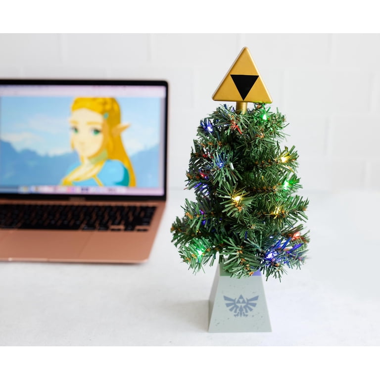 The Legend Of Zelda Triforce Plug-in Light-Up Christmas Tree Topper (7" Tall)
