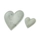 thumbnail image 2 of PD Home & Garden Juego de 2 platos decorativos en forma de coraz?n de cer?mica con acabado de m?rmol PD Home & Garden PDWS-039, 2 of 4