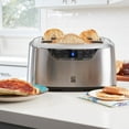 thumbnail image 3 of Kenmore Elite 4-Slice Auto-Lift Toaster, Long Slots for Bagels & Toast, Premium Stainless Steel Design, 3 of 7