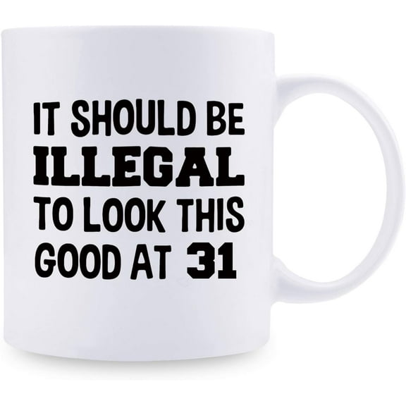31st Birthday Gifts for Women - 1988 Birthday Gifts for Women, 31 Years Old Birthday Gifts Coffee Mug for Mom, Wife, Friend, Sister, Her, Colleague, Coworker - 11oz