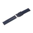 thumbnail image 2 of Uxcell Black Blue Nylon Striped Watchband 20mm Width Soft Nylon Strap with Silver Buckle, Canvas Watch Band, 2 of 6