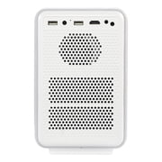 HP CC200 FHD LCD LED Projector with Roku Express Streaming Player and 84 Mobile Projection Screen