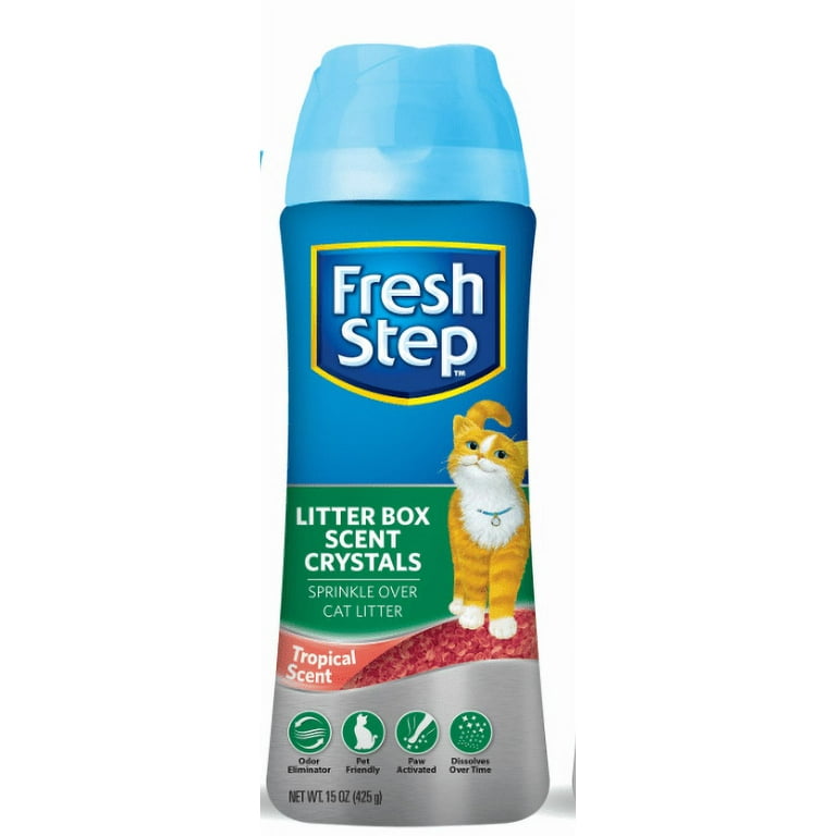 Fresh step litter box deodorizing on sale crystals