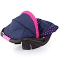 thumbnail image 3 of Bayer: Baby Doll Deluxe Car Seat with Canopy- Blue and Pink | Baby Dolls | Pretend | Dress up, 3 of 9