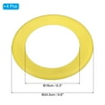 thumbnail image 2 of Uxcell Flying Rings, 4Pcs PP Plastic Flying Discs for Sports Outdoor Playing Game Beach Pool Activities, Yellow, 2 of 5
