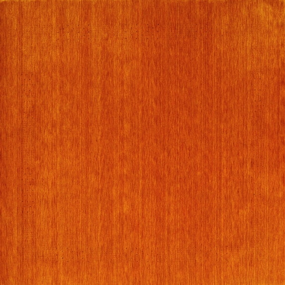 Ahgly Company Machine Washable Indoor Square Abstract Yellow Contemporary Area Rugs, 4' Square