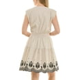 thumbnail image 3 of Nanette Nanette Lepore Tiered Mini Dress With Embroidery, 3 of 7