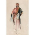 thumbnail image 2 of John Frederick Lewis 11x14 Gold Ornate Wood Frame and Double Matted Museum Art Print Titled - A Bedouin (1841-1851), 2 of 4