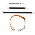 thumbnail image 3 of Cables de seguridad ajustables para cinturón de seguridad de perro y gato, arnés para vehículo, tela de nailon, 6 uds., 3 of 5