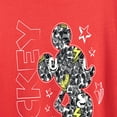 thumbnail image 2 of Disney - Mickey Mouse - Mickey Pattern & Stars - Women's Short Sleeve Graphic T-Shirt, 2 of 5
