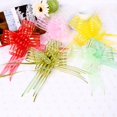 thumbnail image 3 of Cintas de lazo de tracción de Navidad, decoración de nudo de coche de boda de Año Nuevo para árbol de Navidad, Caja de Regalos, lazos de envoltura, lazos de cinta artesanales, 10 piezas, 3 of 4